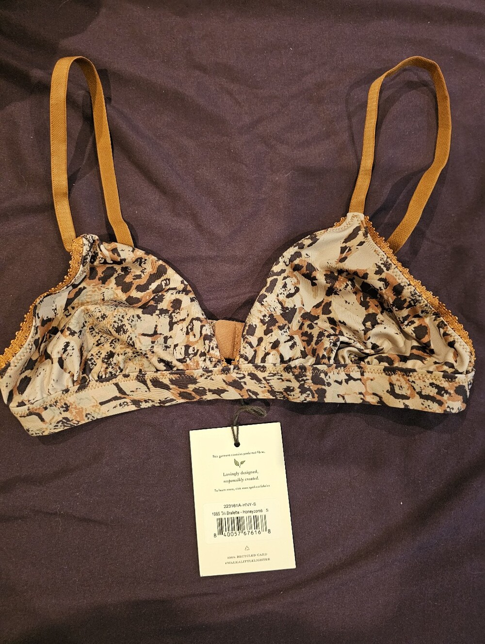 Spell 1985 Honeycomb Tri Bralette